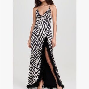 Runway The Label Zebra Maxi Dress